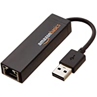 Los mejores  - AmazonBasics - Adaptador de red LAN Ethernet 10-100 a USB 2.0
